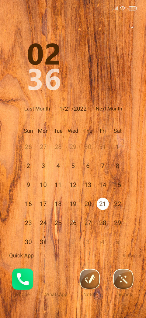 The Wooden Look screenshot