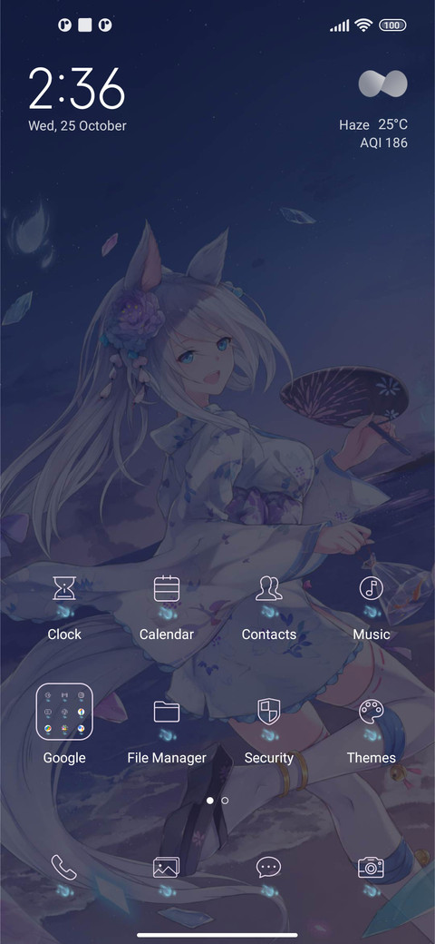 Moon Fox Fireworks screenshot