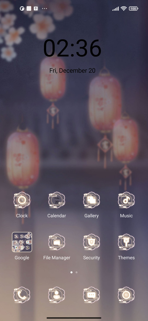 Plum blossoms screenshot