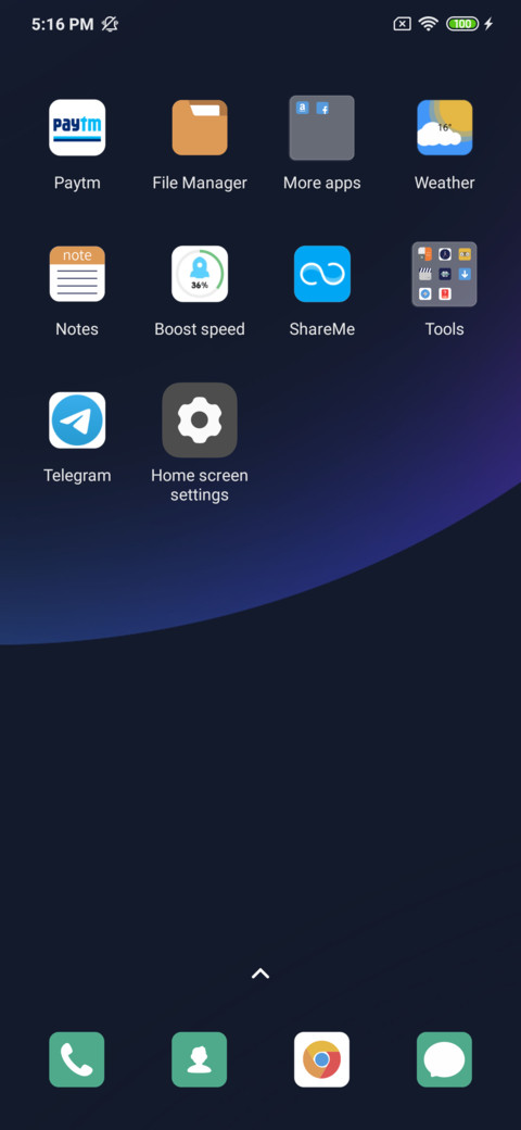 Dark through screenshot