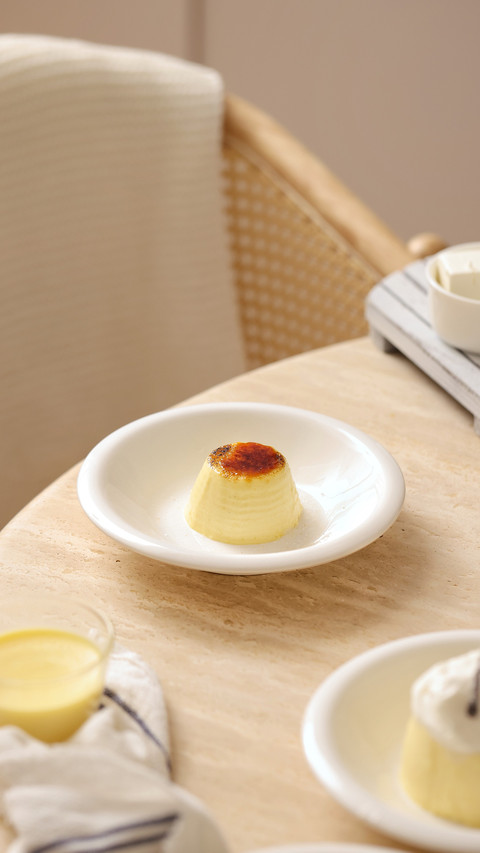 Caramel pudding minimalist recipe screenshot
