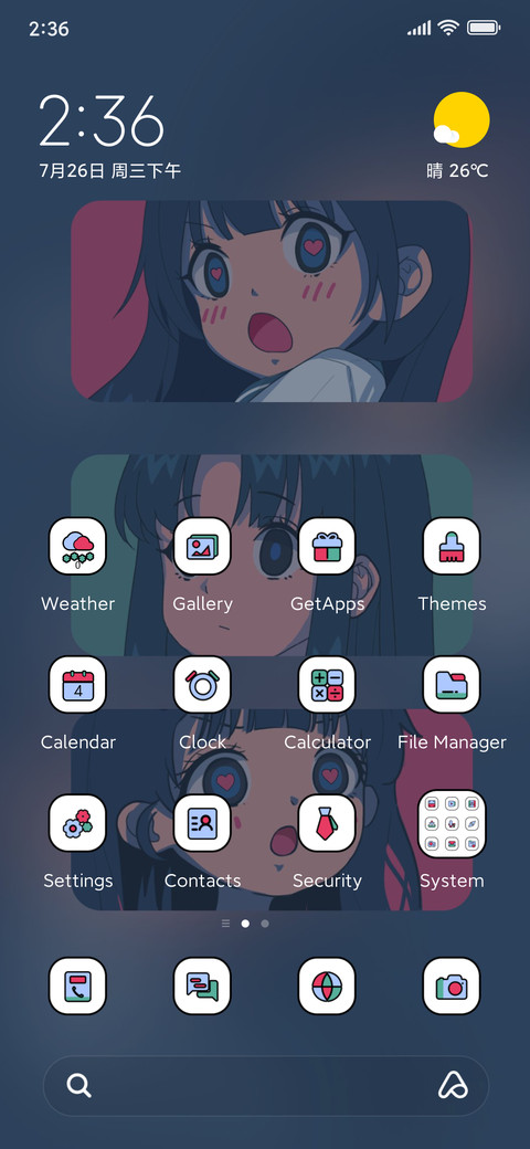 Comic components screenshot