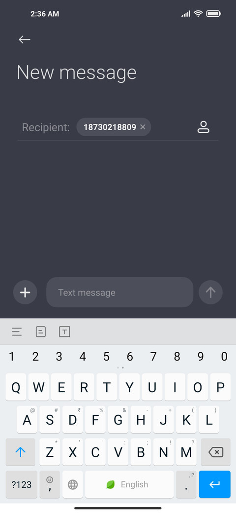 Blue Black Style screenshot