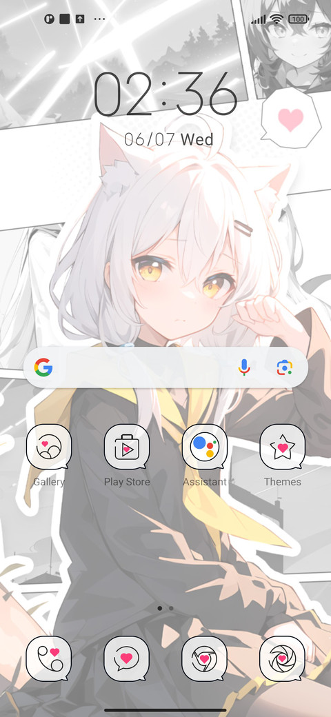 Comic Cute Girl screenshot