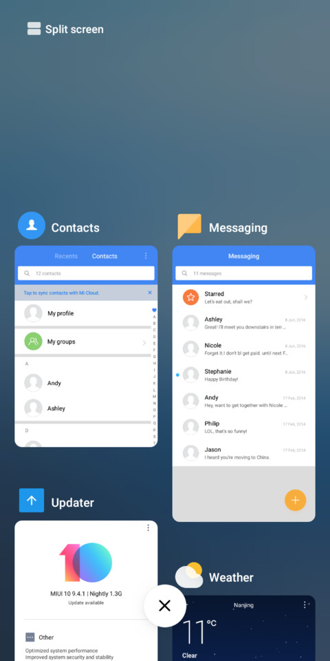 BLUE ALPHA V10 screenshot