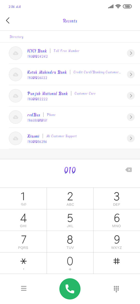 Purple stars screenshot