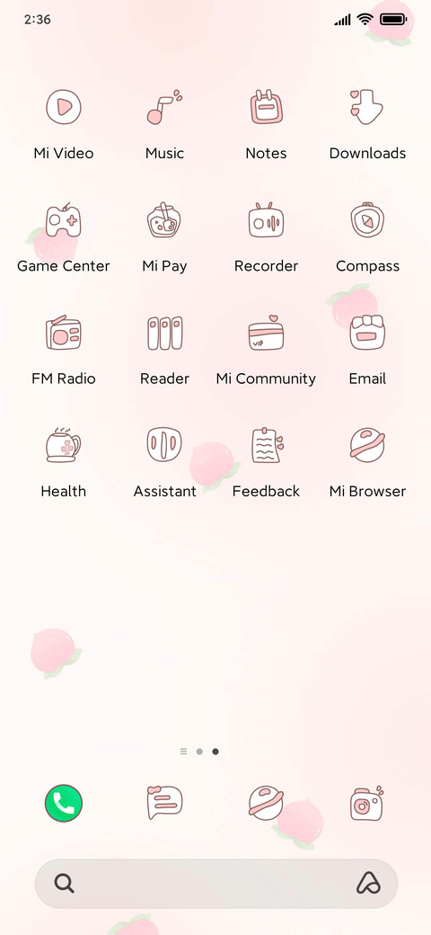 Peach likes you screenshot