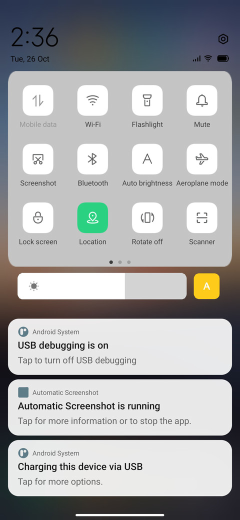 Oppo A53S screenshot