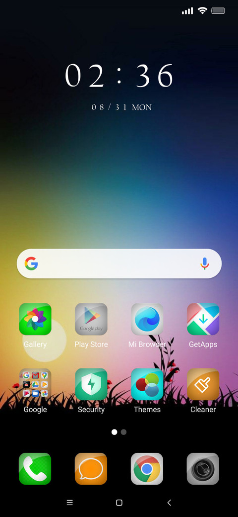 Collina dual mode v12 screenshot