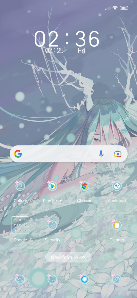 PianoGreenFlowers screenshot
