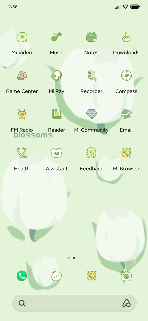 Colorful tulips screenshot