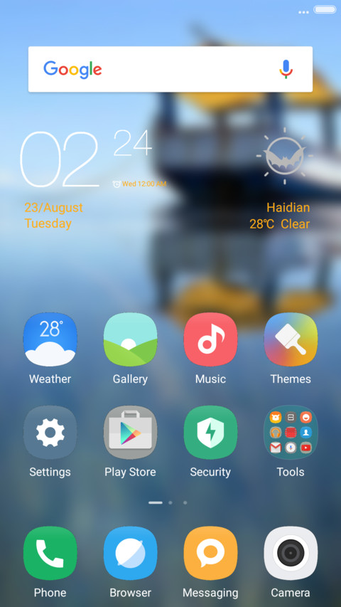 iOS SeaSide screenshot