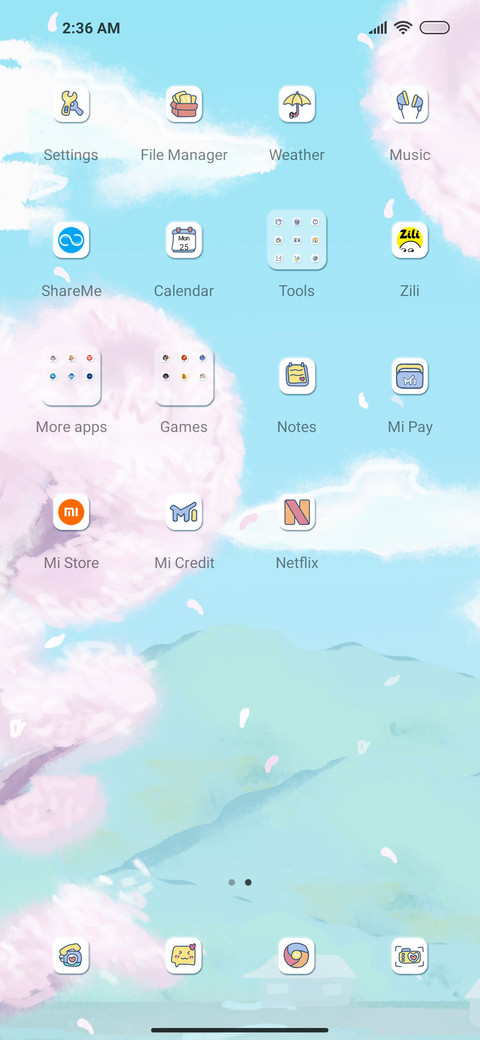 Spring painting screenshot