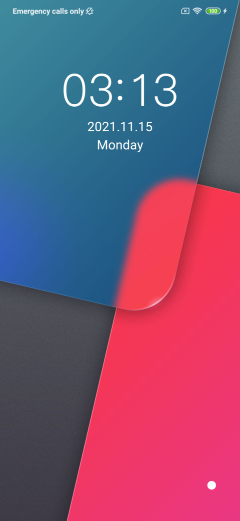 Simple corner screenshot