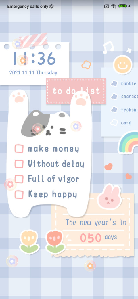 Cat Post It Notes screenshot