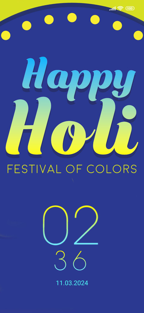 happy holi screenshot