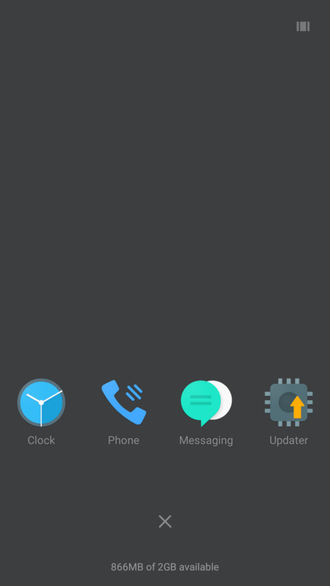 Android black  5x5 (In design) screenshot