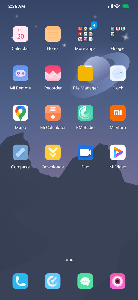 M screenshot