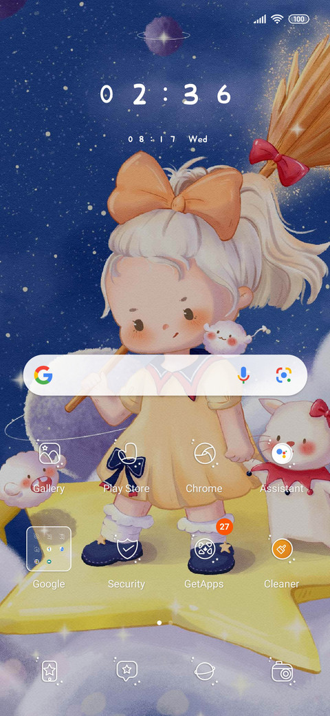 galaxy girl screenshot