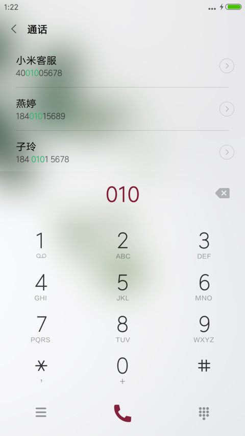 优雅绿叶 screenshot