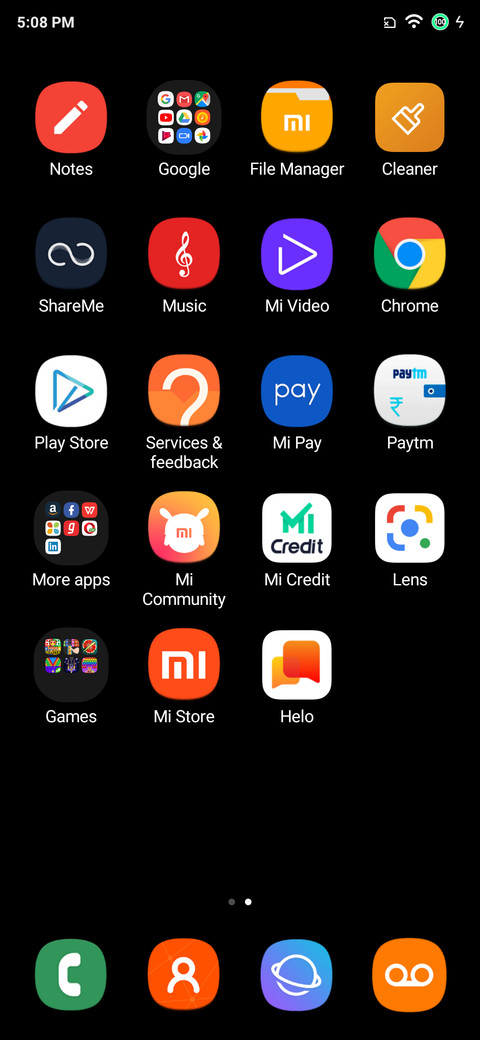 ColorOS Black screenshot