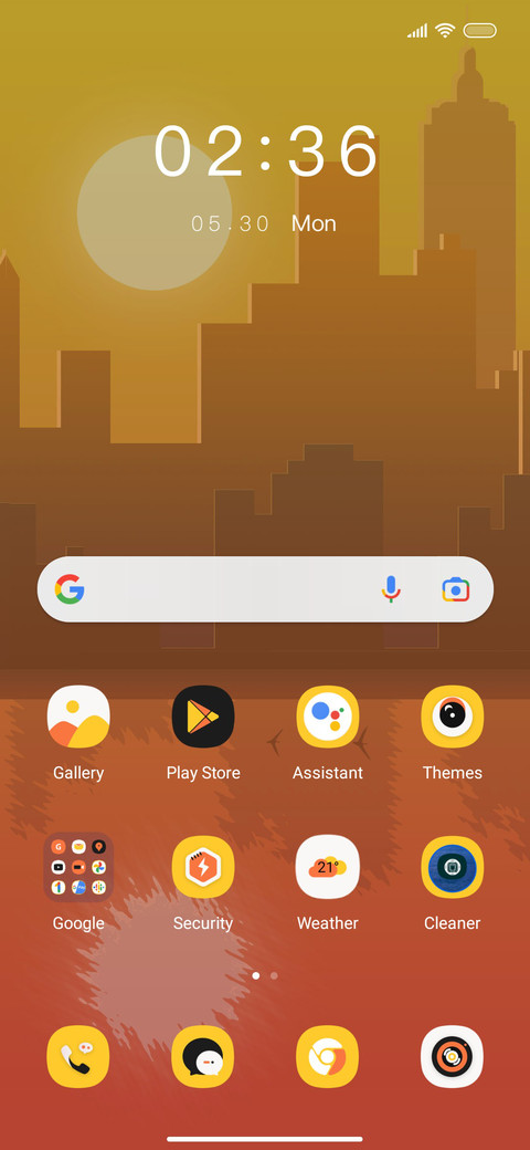 sunset dusk screenshot