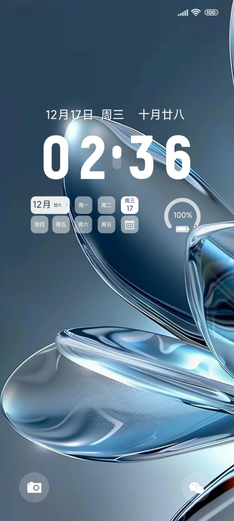 玻璃花朵os screenshot