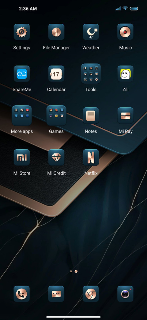 Business blue screenshot