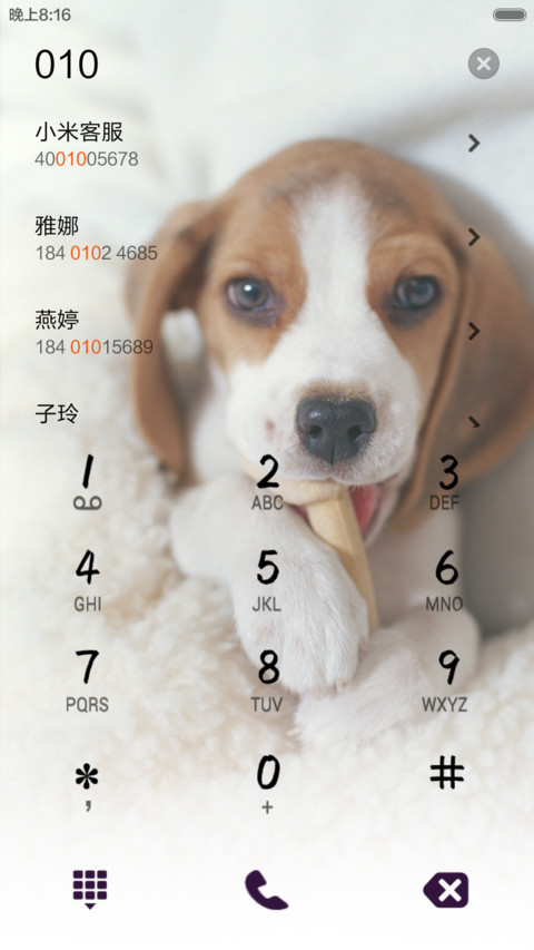 超可爱汪星人(全图标+音乐锁屏) screenshot