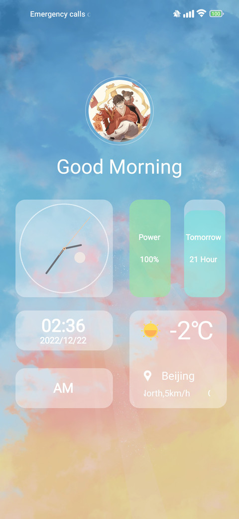 Color widget screenshot