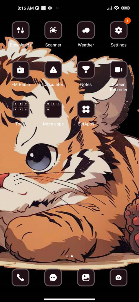 Tiger screenshot