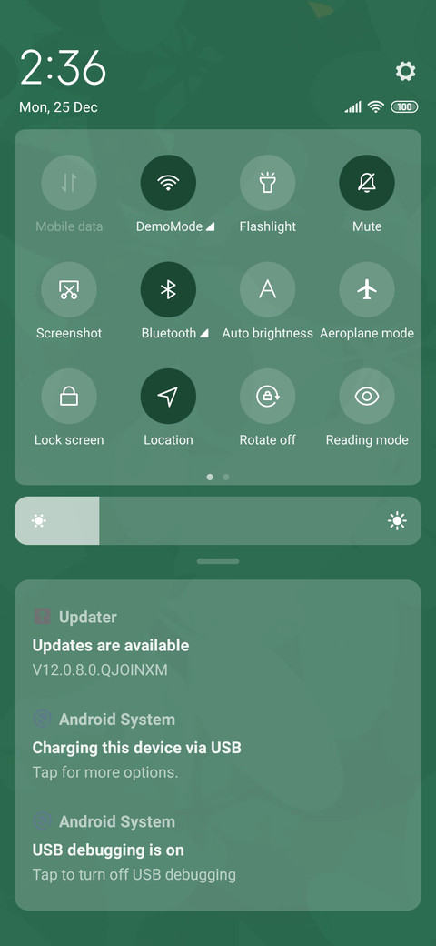 Green bush screenshot
