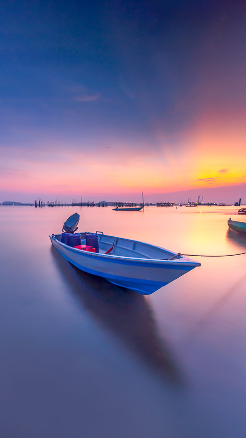 Wonderful Sunset moment at bintan island indonesia screenshot