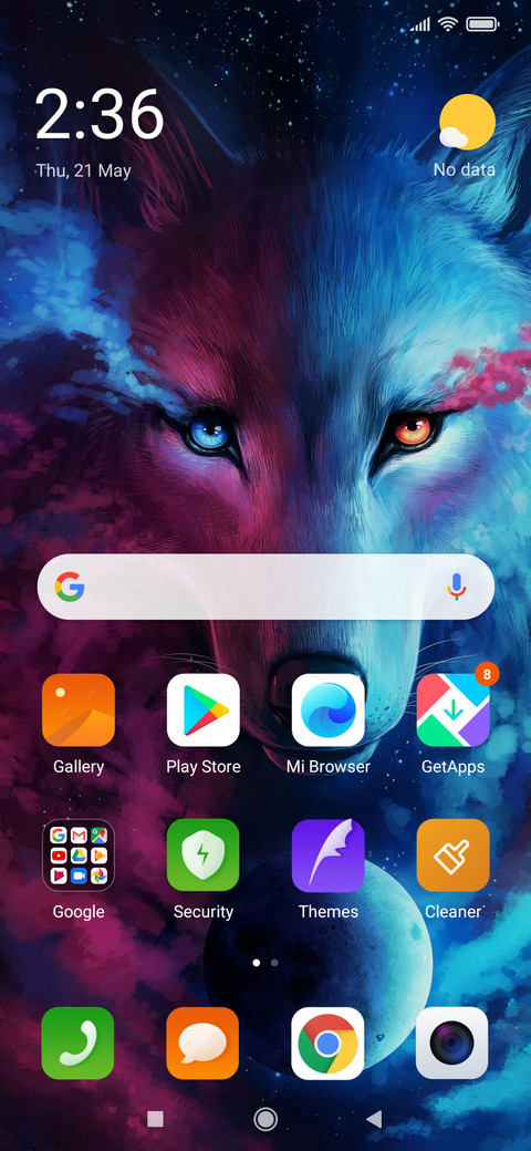 Wolf Galaxy screenshot