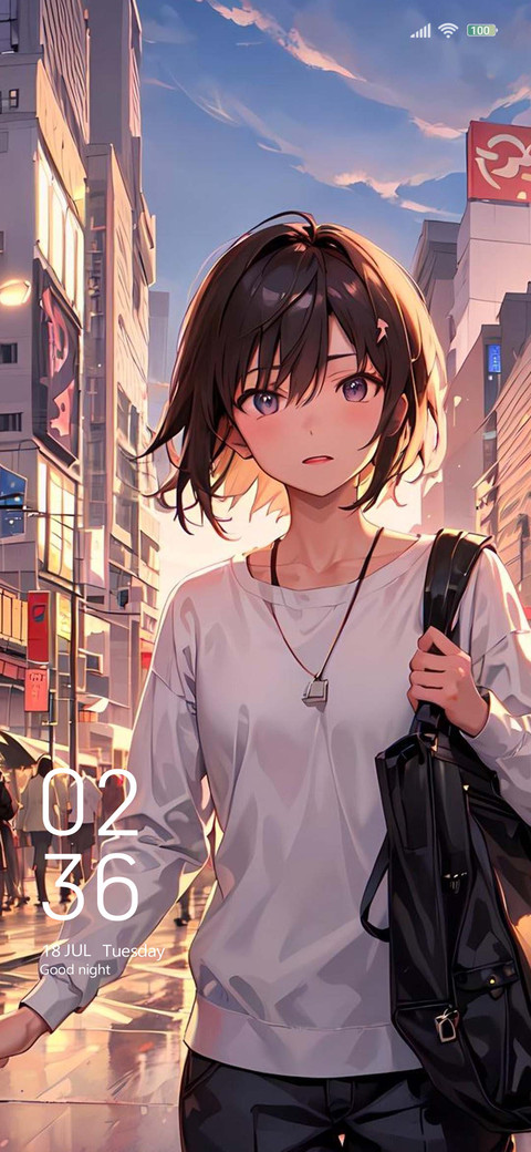 Backpack girl screenshot