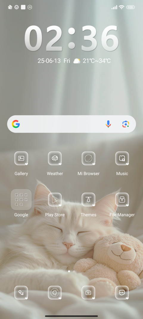 White big cat screenshot