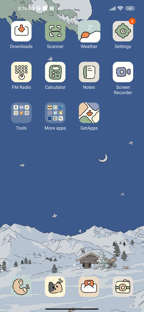It's snowing today screenshot
