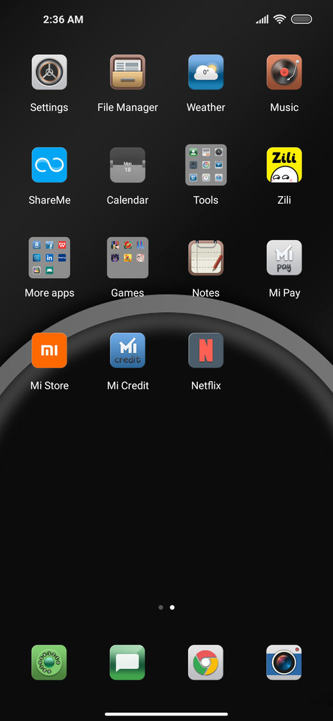 Silver clock screenshot