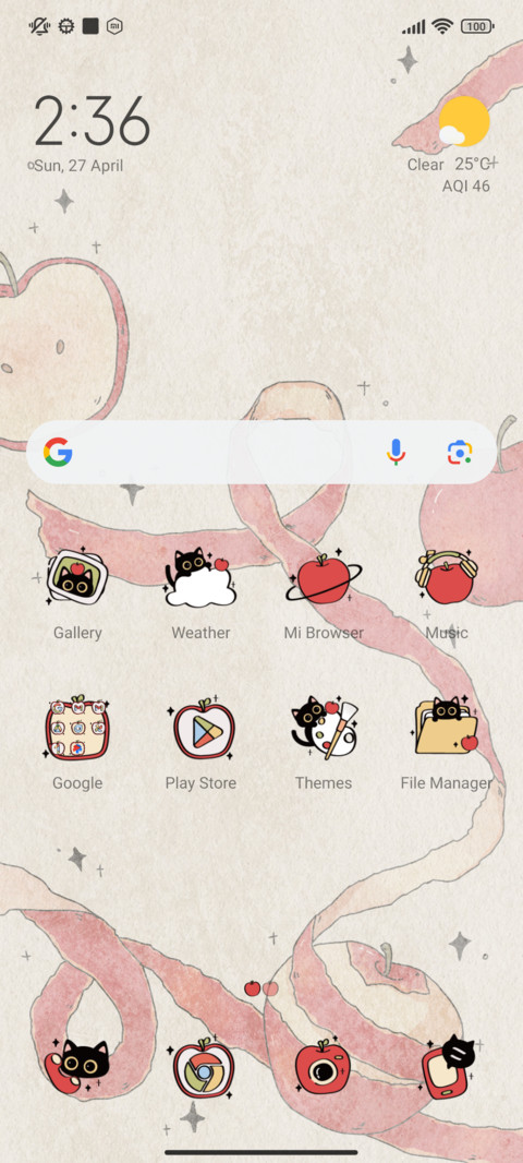 apple cat screenshot