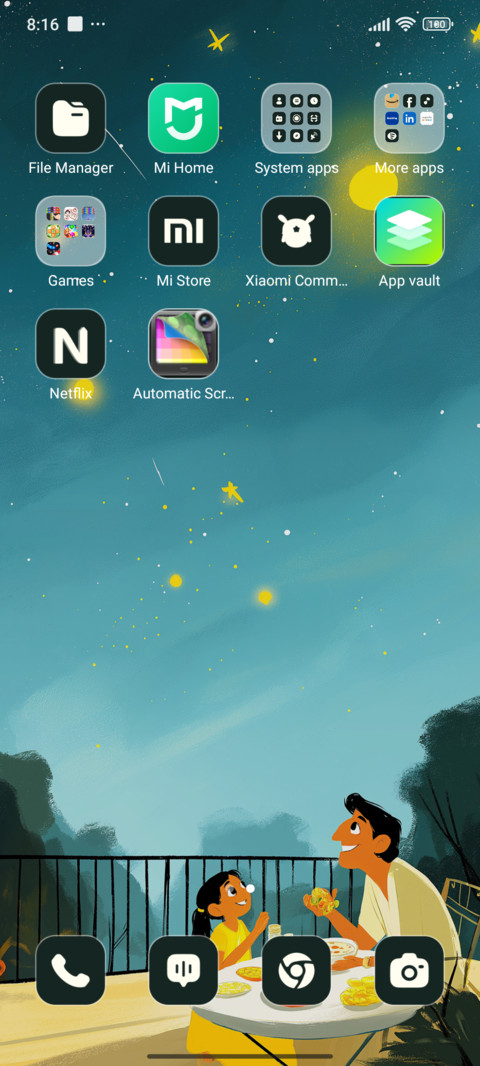 A field of stars screenshot