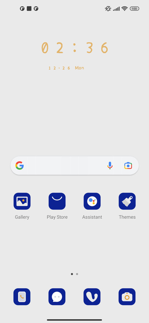 Blue white flower screenshot