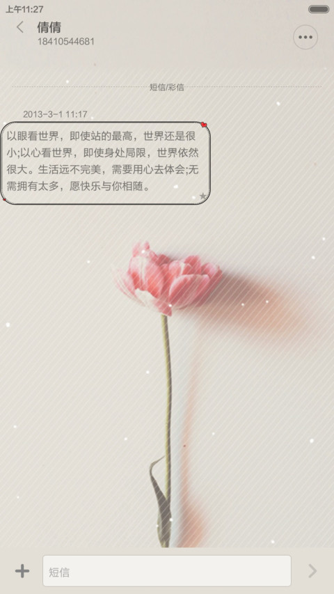素描淡花(自由桌面 双解锁 密码解锁 百变壁纸 音乐解锁) screenshot