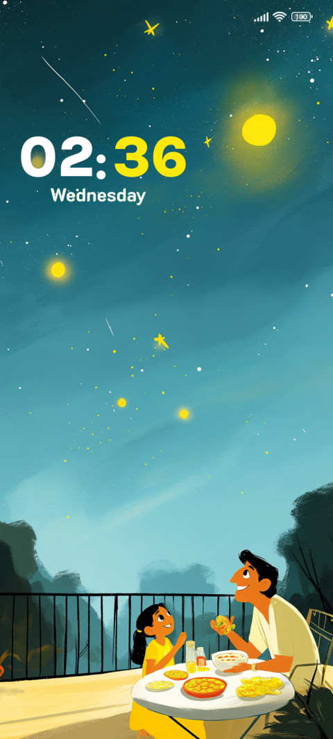 A field of stars screenshot