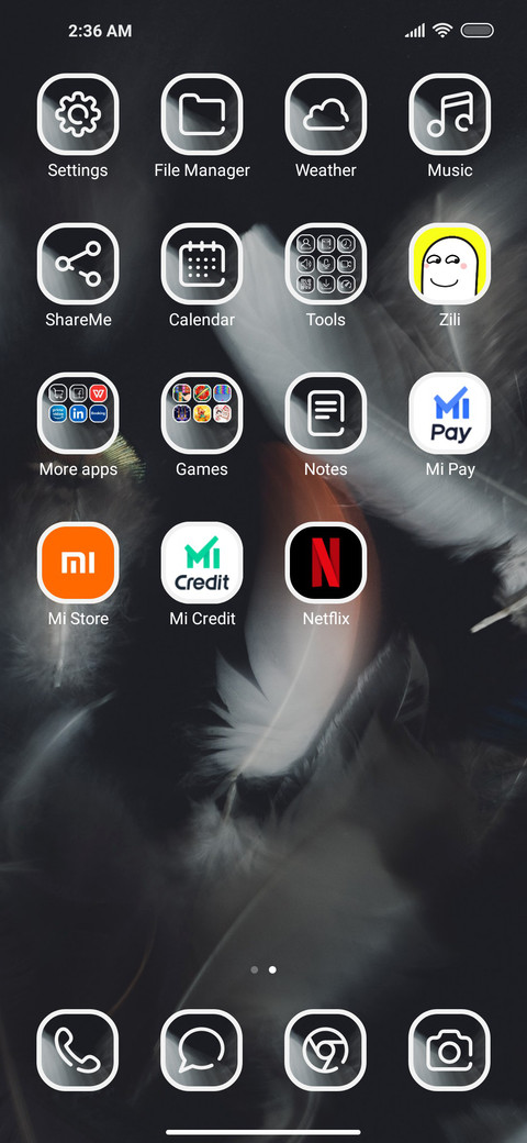 Feather screenshot