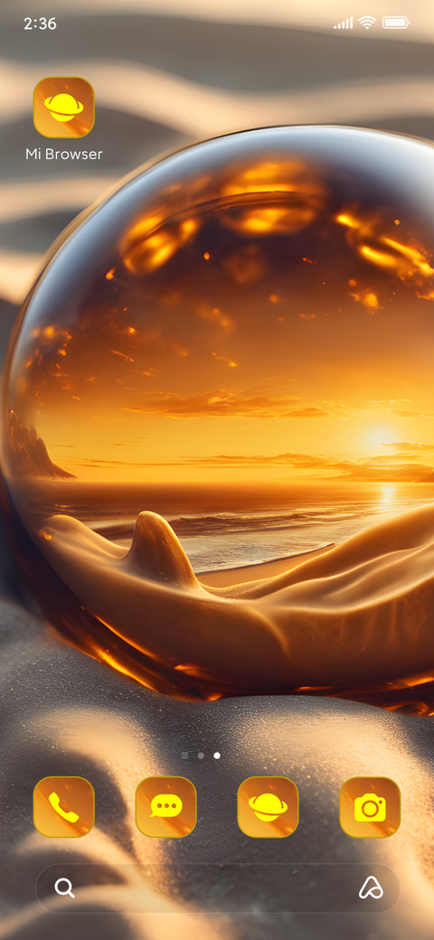 beach lens screenshot