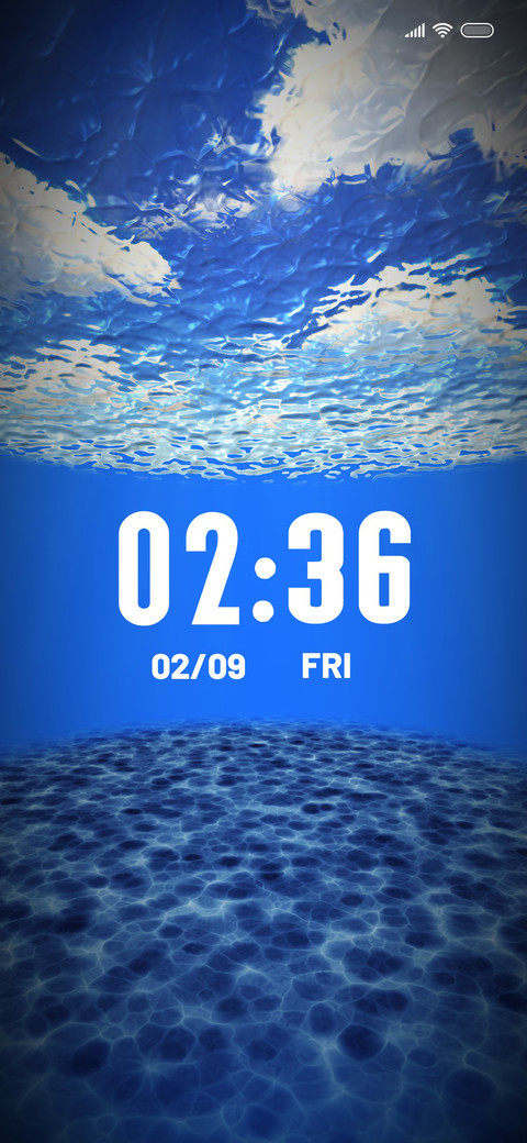 In the clear water screenshot