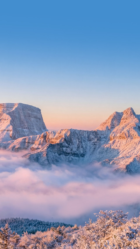 Sunrise and Sea of Clouds in Jinkou Grand Canyon screenshot