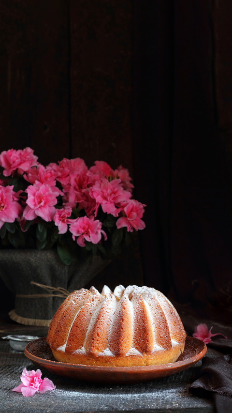 Pure and fresh and delicious yogurt cake screenshot