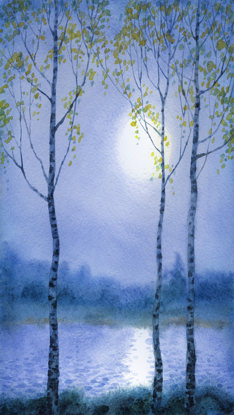 Landscape oil painting screenshot