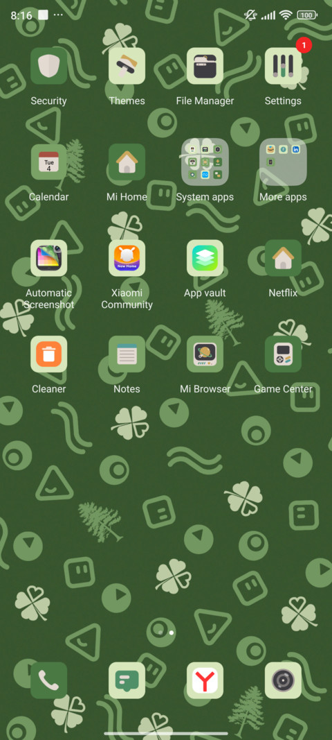 Lucky green clover screenshot